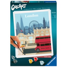 Ravensburger London - Peinture au numéro 24x30 cm