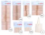 Innspiro Maxi pack scolaire de bâtonnets et bâtons en bois naturel avec sac, 1080 pièces
