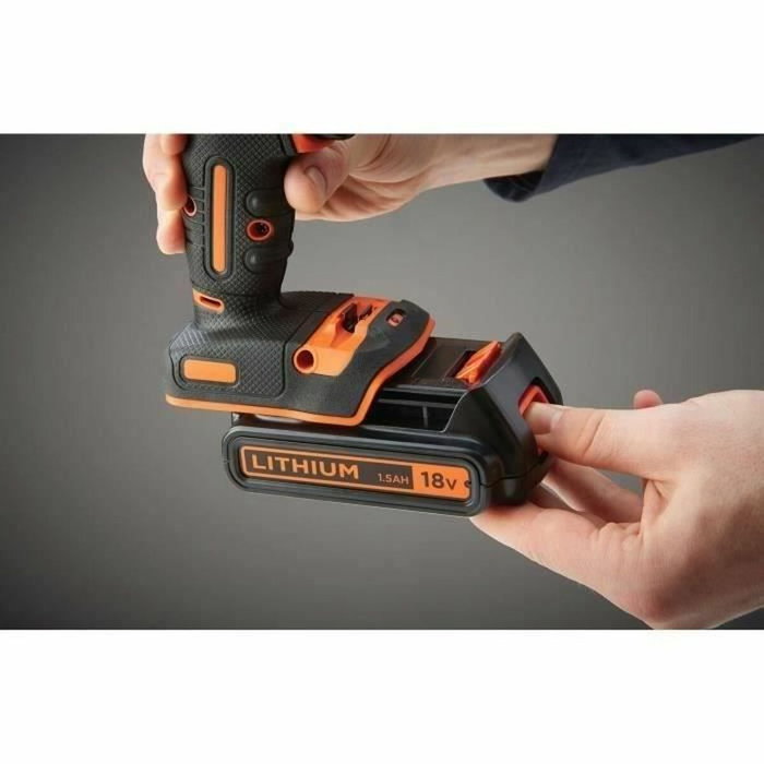 Black + Decker BDCHD18C2TA-QW Perceuse-visseuse à percussion 18V