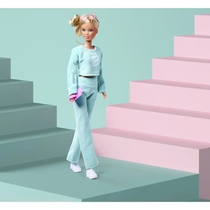 SIMBA - Steffi Love - Poupée mannequin Voyage avec valise et chiot - Figurine pour enfant à partir de 3 ans