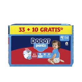 Dodot Pants Couches-culottes taille 4, 43 unités