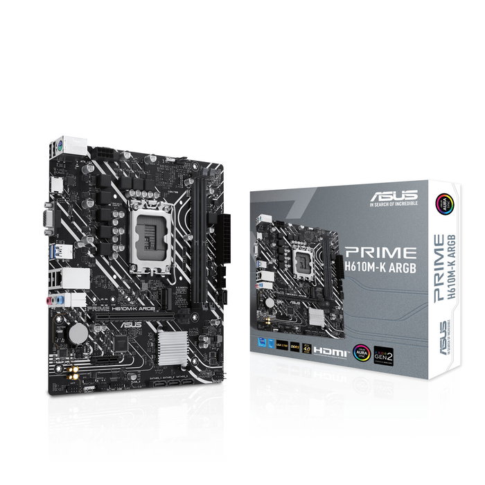 Carte Mère Asus H610M-K ARGB LGA 1700 Carte Mère Asus H610M-K ARGB LGA 1700