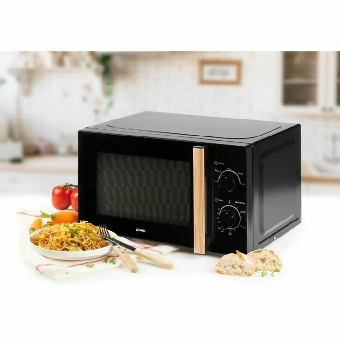Domo DO2820 Micro-ondes 20 L Noir finition bois