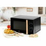 Domo DO2820 Micro-ondes 20 L Noir finition bois