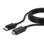 Lindy Câble adaptateur DisplayPort vers HDMI 4K 30 Hz 3840 x 2160 1 m avec transmission audio, pour PC, ordinateur, téléviseur et vidéoprojecteur