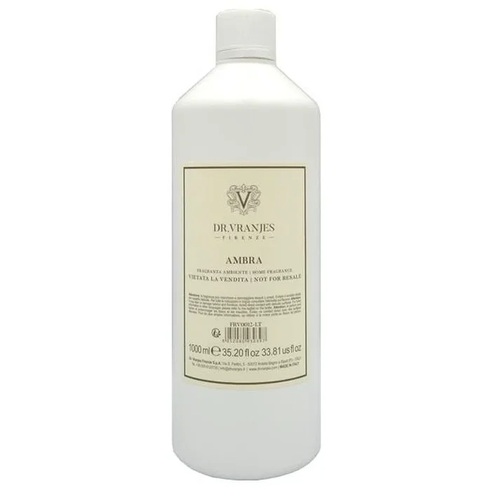 Dr. Vranjes Firenze Recharge pour diffuseur d'huile Ambra, 1000 ml