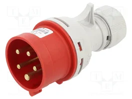 SEZ DK Fiche mâle d'alimentation AC triphasée 16A 400V