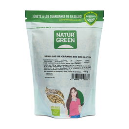 NaturGreen Graines de chanvre biologiques décortiquées 400 g