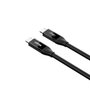Unitek Câble USB-C C14100ABK01-2M Noir 2 m