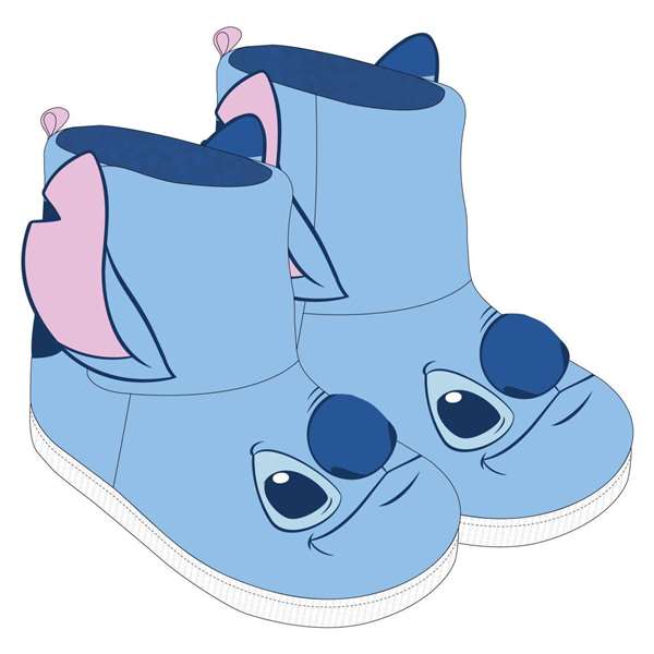 Cerdá Chaussons maison bota T26/27 pour 3 ans, applications Stitch, couleur bleu clair Cerdá Chaussons maison bota T26/27 pour 3 ans, applications Stitch, couleur bleu clair