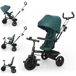 Kinderkraft ASTON 2 PLUS Tricycle Évolutif 6 en 1 Vert