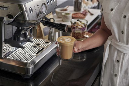 Sage SES876BSS4EEU1 Cafetière espresso Barista Express Impress™ avec broyeur intégré en acier inox brossé Sage SES876BSS4EEU1 Cafetière espresso Barista Express Impress™ avec broyeur intégré en acier inox brossé