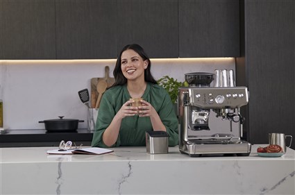 Sage SES876BSS4EEU1 Cafetière espresso Barista Express Impress™ avec broyeur intégré en acier inox brossé Sage SES876BSS4EEU1 Cafetière espresso Barista Express Impress™ avec broyeur intégré en acier inox brossé
