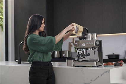 Sage SES876BSS4EEU1 Cafetière espresso Barista Express Impress™ avec broyeur intégré en acier inox brossé Sage SES876BSS4EEU1 Cafetière espresso Barista Express Impress™ avec broyeur intégré en acier inox brossé