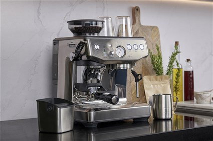 Sage SES876BSS4EEU1 Cafetière espresso Barista Express Impress™ avec broyeur intégré en acier inox brossé Sage SES876BSS4EEU1 Cafetière espresso Barista Express Impress™ avec broyeur intégré en acier inox brossé