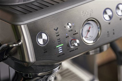 Sage SES876BSS4EEU1 Cafetière espresso Barista Express Impress™ avec broyeur intégré en acier inox brossé Sage SES876BSS4EEU1 Cafetière espresso Barista Express Impress™ avec broyeur intégré en acier inox brossé