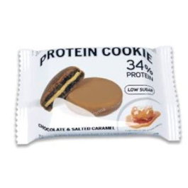 PWD NUTRITION Cookie Protéiné Chocolat-Caramel 34% de Protéines, 18 unités