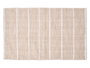 Giftdecor Tapis Artisanal 60x90 cm Motifs Carreaux Beige 65% Polyester 35% Coton 1100 g/m² (Set de 8)