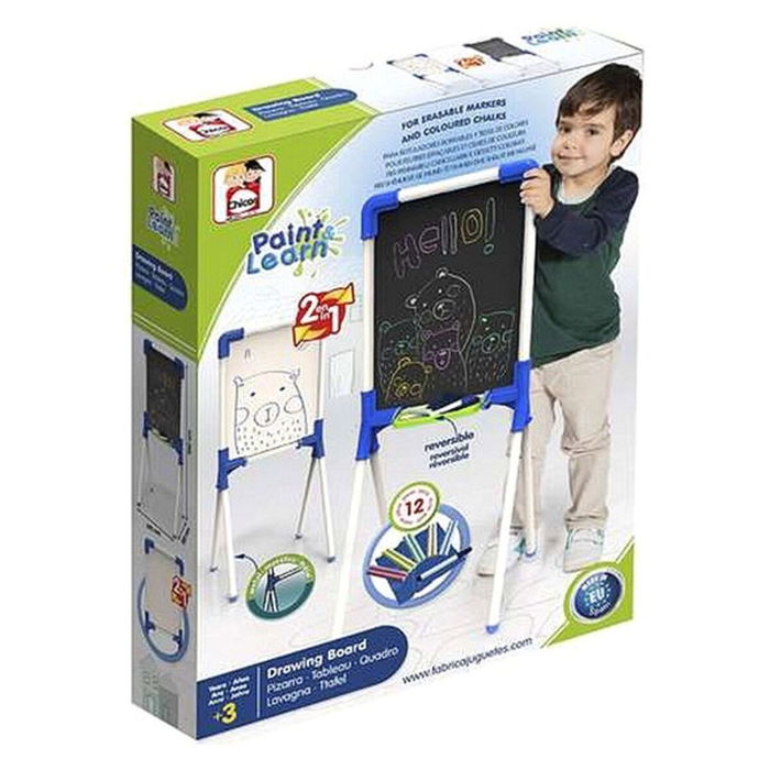 Tableau 2 en 1 Chicos Paint & Learn (37 x 32 x 85 cm) Tableau 2 en 1 Chicos Paint & Learn (37 x 32 x 85 cm)