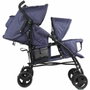 Bambisol Poussette Double Cane Blue marine