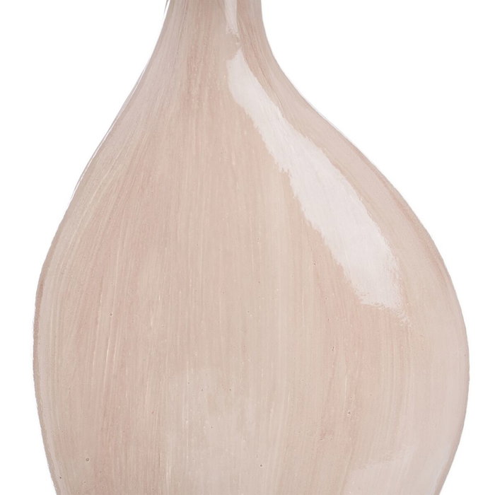 BigBuy Home Bouteille décorative Crème Doré 23 x 10 x 51 cm