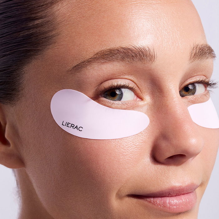 Lierac Sacs Gel Correcteur Anti-Poches avec Gingembre, 2 pcs (Gel 15ml + Patchs)