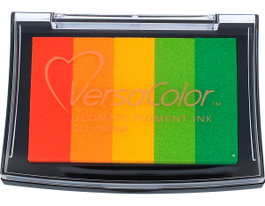 Tsukineko Versacolor Almohadilla de tinta 5 couleurs citron 95x65mm