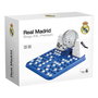 Falomir Bingo XXL Premium Real Madrid - Jeu de société en espagnol avec 48 cartons, 90 boules, support et pions