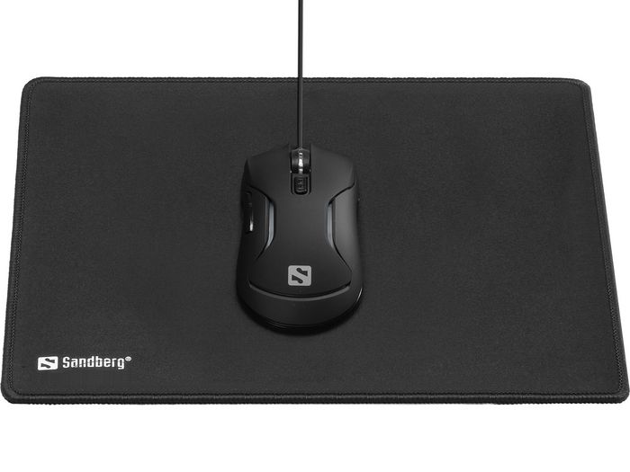 Sandberg Tapis de souris Gamer Grand 32 x 24 x 0.3 cm avec surface de jeu et base antidérapante Sandberg Tapis de souris Gamer Grand 32 x 24 x 0.3 cm avec surface de jeu et base antidérapante