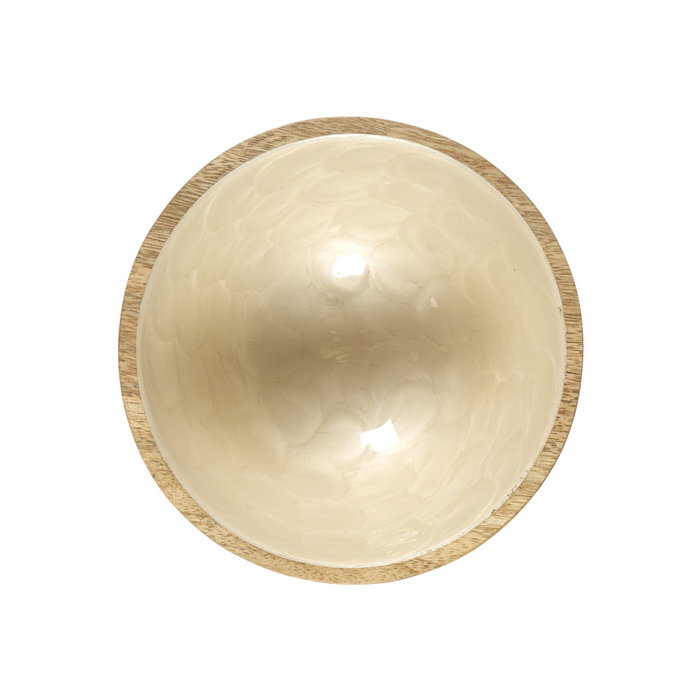 Home Deco Factory Bol Nerina en bois de manguier, 15 cm