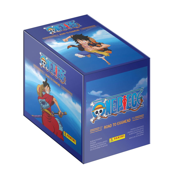 Panini One Piece Road to Egghead - Boîte de stickers (180 pièces)
