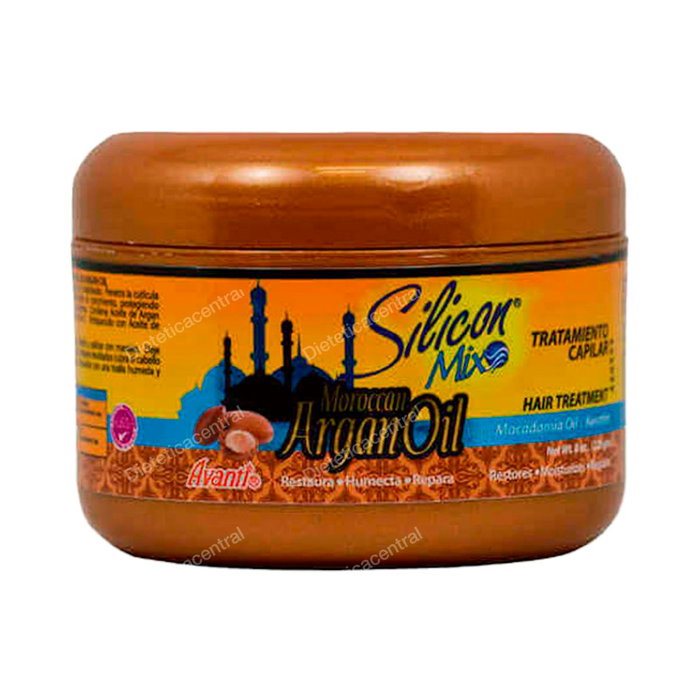 Silicon Mix Traitement Capillaire à l'Huile d'Argan Marocaine 8oz
