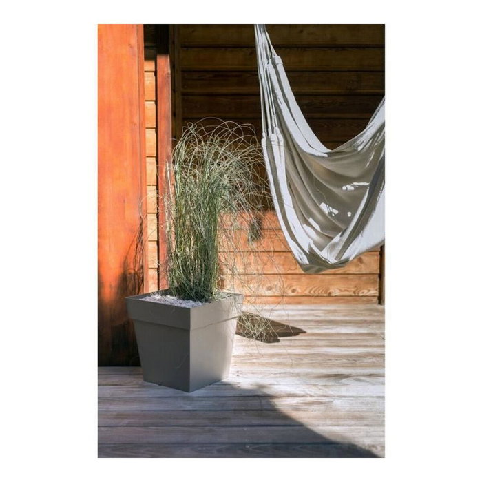 Colorant Universel Pot de fleur Toscane Carré Taupe 87L Colorant Universel Pot de fleur Toscane Carré Taupe 87L