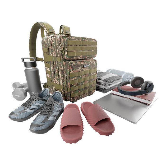 Numada Force B500 Sac à dos tactique militaire 50 L Camouflage Numada Force B500 Sac à dos tactique militaire 50 L Camouflage