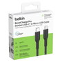 Belkin Câble USB-C vers Micro-USB tressé, 1 m, noir