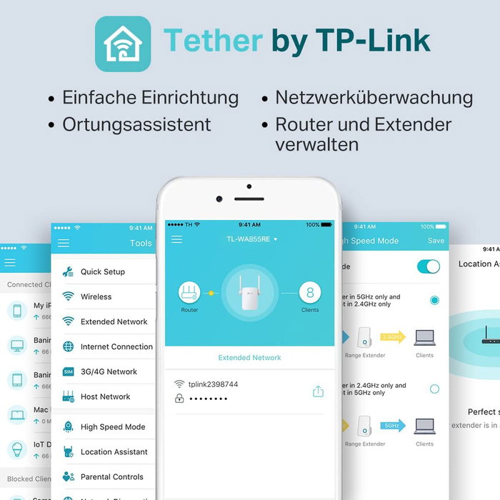 Point d'Accès Répéteur TP-Link TL-WA860RE