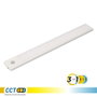 Edm Réglette LED Rechargeable 3CCT 2200 mAh 2.5W Magnétique avec Capteur PIR et Gradation