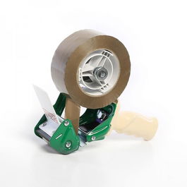 BARISA Dévidoir à ruban adhésif métallique vert 50 mm pour emballage