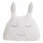 BigBuy Kids Coussin Pare-chocs Lit Bébé Lapin Polaire Blanc 36 x 34 cm