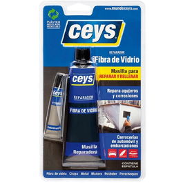CEYS Mastic Carrosserie Réparateur Fibre de Verre 75+8ml