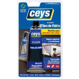 CEYS Mastic Carrosserie Réparateur Fibre de Verre 75+8ml