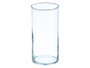 GIFTDECOR Vase Cylindre en Verre Transparent 12cm x 26cm
