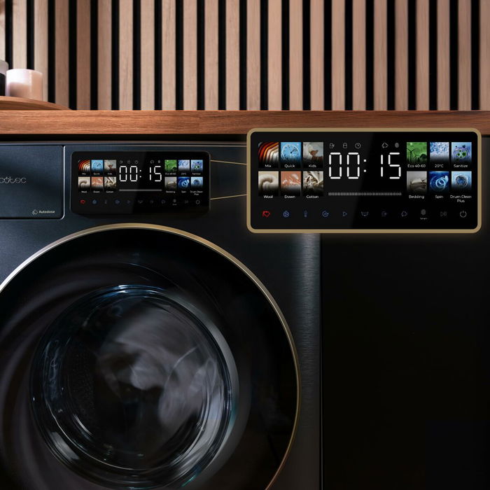 Machine à laver Cecotec Bolero DressCode 9950 Autodose Inverter 3D 1400 rpm 9 kg