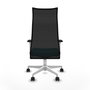 Piqueras y Crespo Chaise de Bureau Albacete Turquoise et Noir