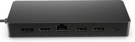 HP Hub Multiport USB-C Universel - Concentrateur 7 ports avec HDMI, DisplayPort, Passthrough pour 2 écrans 4K - Compatible PC USB-C