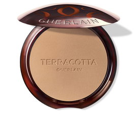 Guerlain Poudre Bronzante Terracotta Original #01 Léger Chaud 8,5g - Bronzage Naturel et Lumineux, Formule Riche en Argan