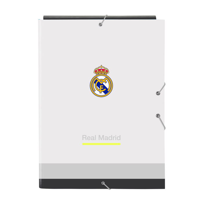 Reliure à anneaux Real Madrid C.F. Blanc A4 26 x 33.5 x 2.5 cm
