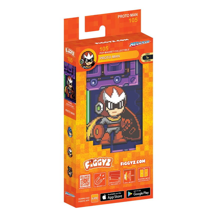 FiGGYZ Mega Man Proto Man magnet à collectionner 11 cm FiGGYZ Mega Man Proto Man magnet à collectionner 11 cm