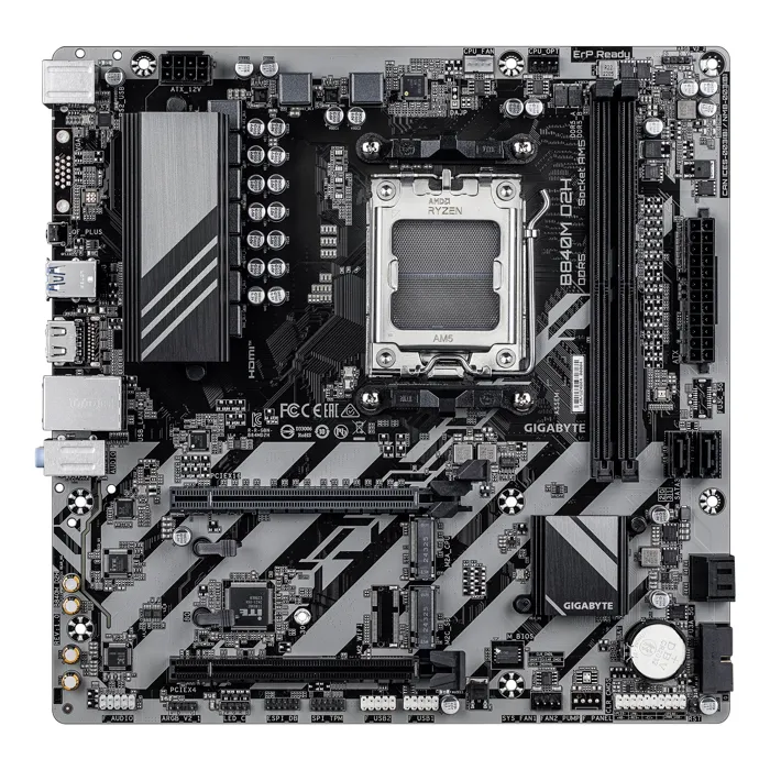 GIGABYTE Carte mère B840M D2H Micro-ATX Chipset AMD B840 DDR5 PCIe 5.0