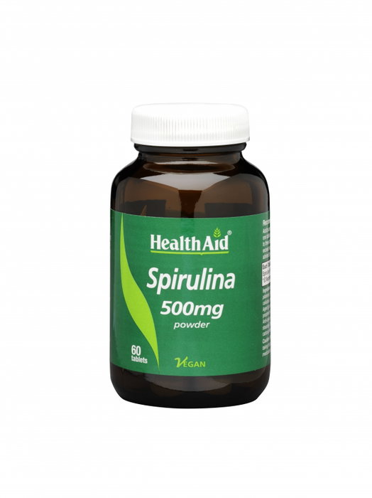 HEALTH AID Spirulina 500 mg 60 comprimés HEALTH AID Spirulina 500 mg 60 comprimés